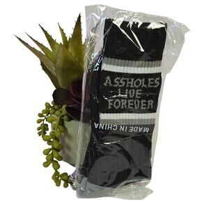 ALF Unisex Socks Black/Grey/White NWT